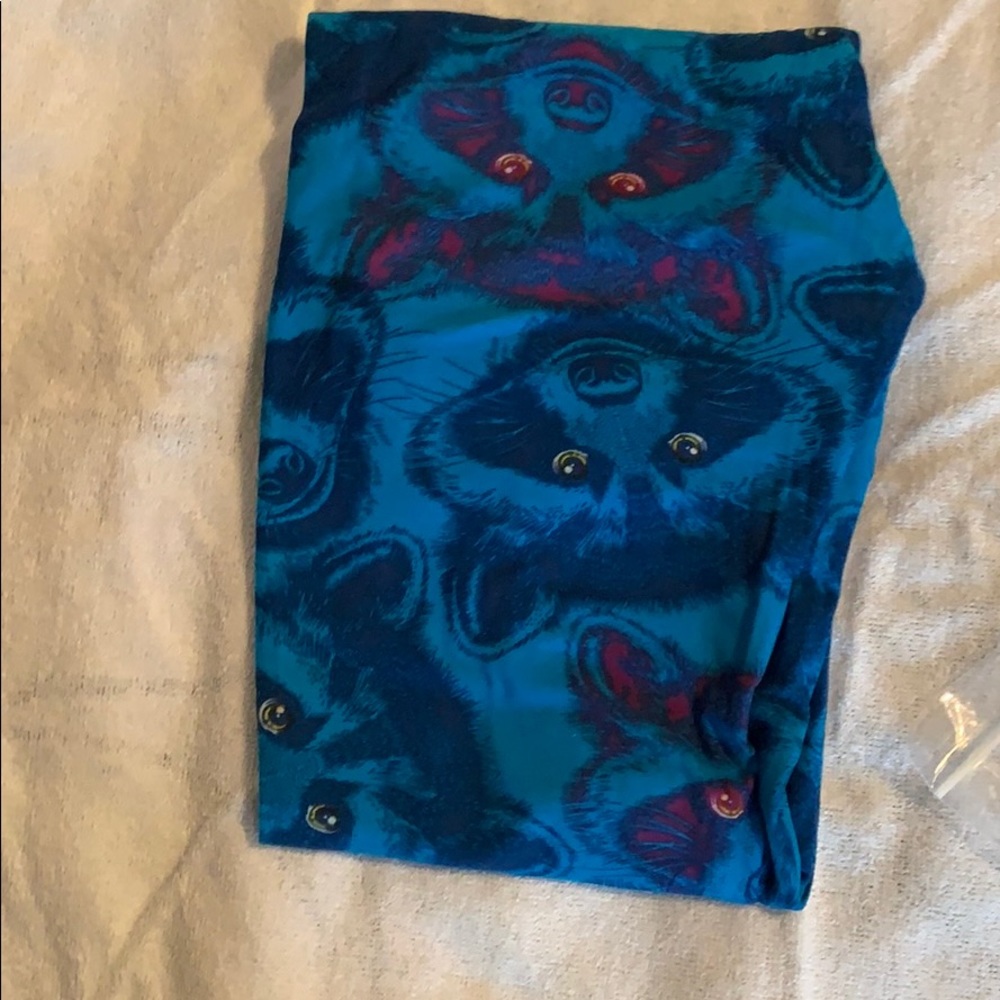 New Unicorn LuLaRoe Raccoon Leggings Os